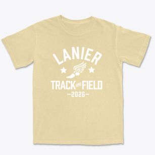 Lanier Junior High School Track and Field Premium Heavyweight T-shirt