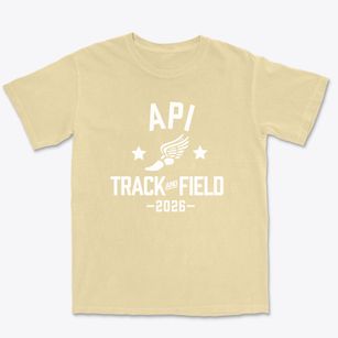 Advanced Preparatory International Track and Field Premium Heavyweight T-shirt