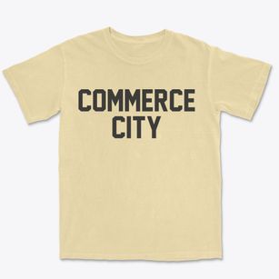 Commerce City Colorado Classic Block Premium Heavyweight T-shirt