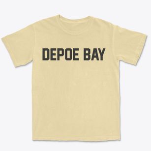 Depoe Bay Oregon Classic Block Premium Heavyweight T-shirt