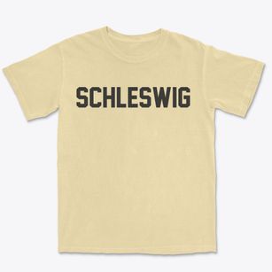 Schleswig Iowa Classic Block Premium Heavyweight T-shirt
