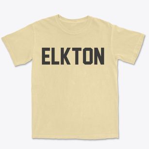 Elkton Michigan Classic Block Premium Heavyweight T-shirt