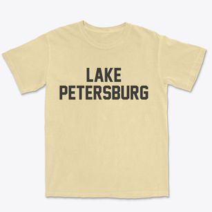 Lake Petersburg Illinois Classic Block Premium Heavyweight T-shirt