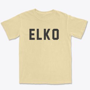 Elko Nevada Classic Block Premium Heavyweight T-shirt