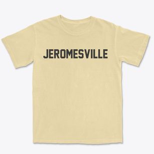 Jeromesville Ohio Classic Block Premium Heavyweight T-shirt