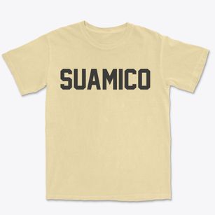 Suamico Wisconsin Classic Block Premium Heavyweight T-shirt