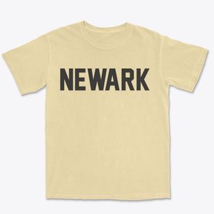 Newark New Jersey Classic Block Premium Heavyweight T-shirt