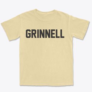Grinnell Iowa Classic Block Premium Heavyweight T-shirt