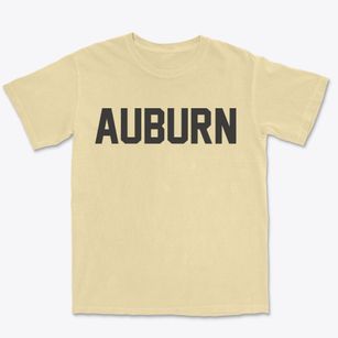 Auburn Georgia Classic Block Premium Heavyweight T-shirt