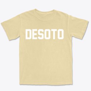 Desoto Texas Classic Block Premium Heavyweight T-shirt