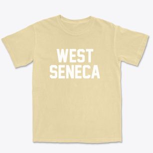 West Seneca New York Classic Block Premium Heavyweight T-shirt