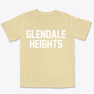 Glendale Heights Illinois Classic Block Premium Heavyweight T-shirt