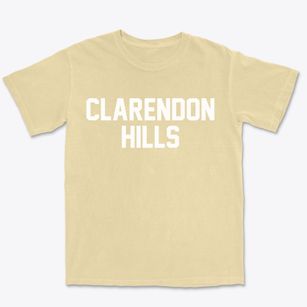 Clarendon Hills Illinois Classic Block Premium Heavyweight T-shirt
