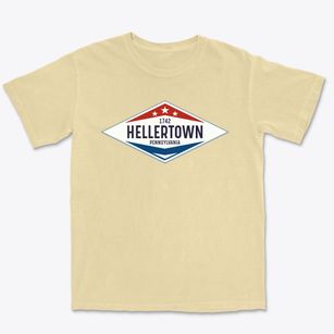 Hellertown Pennsylvania Diamond Star Premium Heavyweight T-shirt