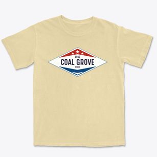 Coal Grove Ohio Diamond Star Premium Heavyweight T-shirt