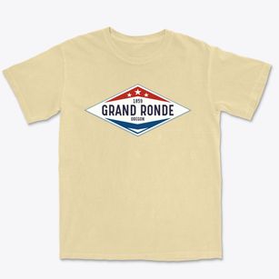 Grand Ronde Oregon Diamond Star Premium Heavyweight T-shirt