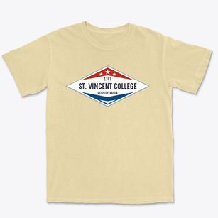 St. Vincent College Pennsylvania Diamond Star Premium Heavyweight T-shirt