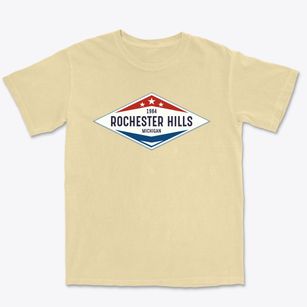 Rochester Hills Michigan Diamond Star Premium Heavyweight T-shirt