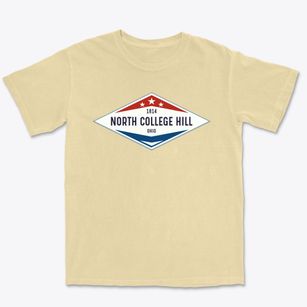 North College Hill Ohio Diamond Star Premium Heavyweight T-shirt
