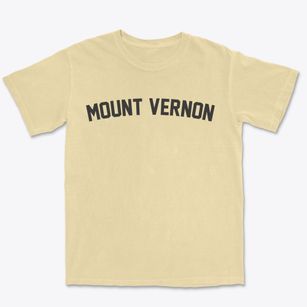 Mount Vernon Washington Classic Curve Premium Heavyweight T-shirt