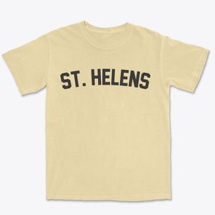 St. Helens Oregon Classic Curve Premium Heavyweight T-shirt
