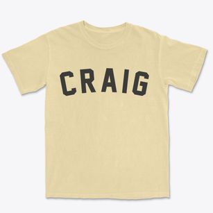 Craig Montana Classic Curve Premium Heavyweight T-shirt