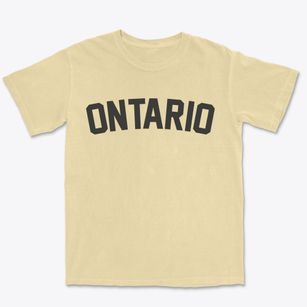 Ontario Oregon Classic Curve Premium Heavyweight T-shirt
