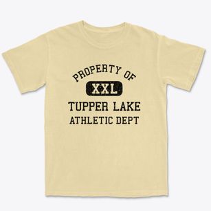 Tupper Lake New York Athletic Dept Premium Heavyweight T-shirt