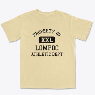 Lompoc California Athletic Dept Premium Heavyweight T-shirt
