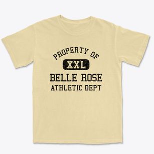 Belle Rose Louisiana Athletic Dept Premium Heavyweight T-shirt