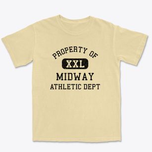 Midway Louisiana Athletic Dept Premium Heavyweight T-shirt