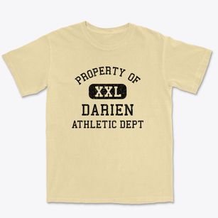 Darien Connecticut Athletic Dept Premium Heavyweight T-shirt