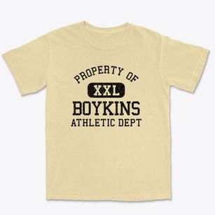 Boykins Virginia Athletic Dept Premium Heavyweight T-shirt