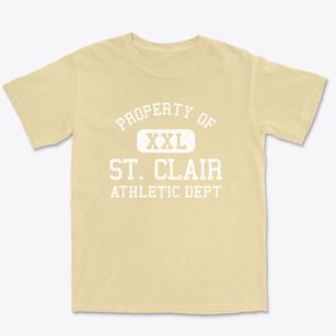 St. Clair Missouri Athletic Dept Premium Heavyweight T-shirt