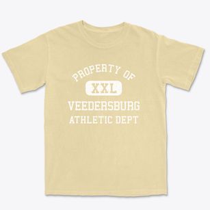 Veedersburg Indiana Athletic Dept Premium Heavyweight T-shirt