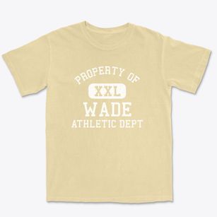 Wade North Carolina Athletic Dept Premium Heavyweight T-shirt