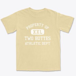 Two Buttes Colorado Athletic Dept Premium Heavyweight T-shirt