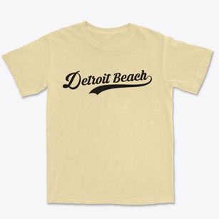 Detroit Beach Michigan Vintage Team Premium Heavyweight T-shirt