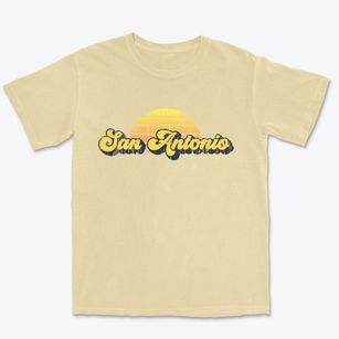 San Antonio Texas Sublime Sunset Premium Heavyweight T-shirt