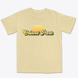 Orland Park Illinois Sublime Sunset Premium Heavyweight T-shirt