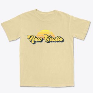 New Castle Delaware Sublime Sunset Premium Heavyweight T-shirt