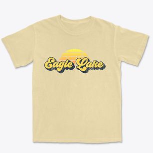 Eagle Lake Texas Sublime Sunset Premium Heavyweight T-shirt