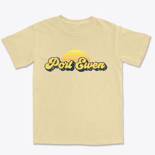 Port Ewen New York Sublime Sunset Premium Heavyweight T-shirt