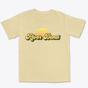 River Bend North Carolina Sublime Sunset Premium Heavyweight T-shirt