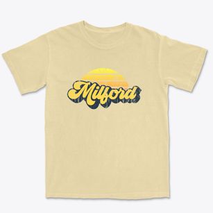 Milford Iowa Sublime Sunset Premium Heavyweight T-shirt