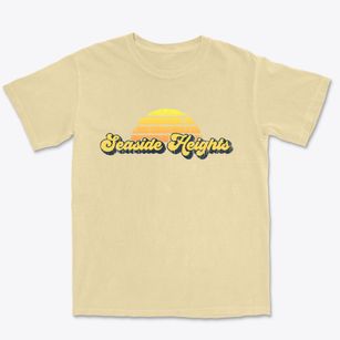 Seaside Heights New Jersey Sublime Sunset Premium Heavyweight T-shirt