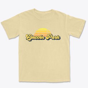 Lincoln Park Michigan Sublime Sunset Premium Heavyweight T-shirt
