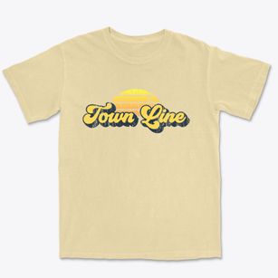 Town Line New York Sublime Sunset Premium Heavyweight T-shirt