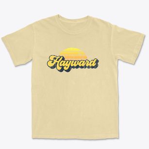Hayward California Sublime Sunset Premium Heavyweight T-shirt