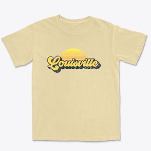 Louisville Nebraska Sublime Sunset Premium Heavyweight T-shirt